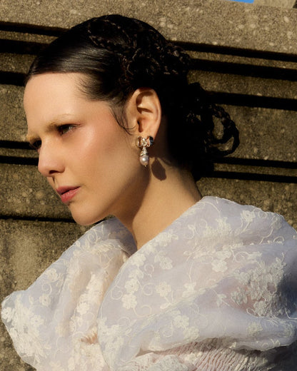 BOWS WITH TEARS EARRINGS