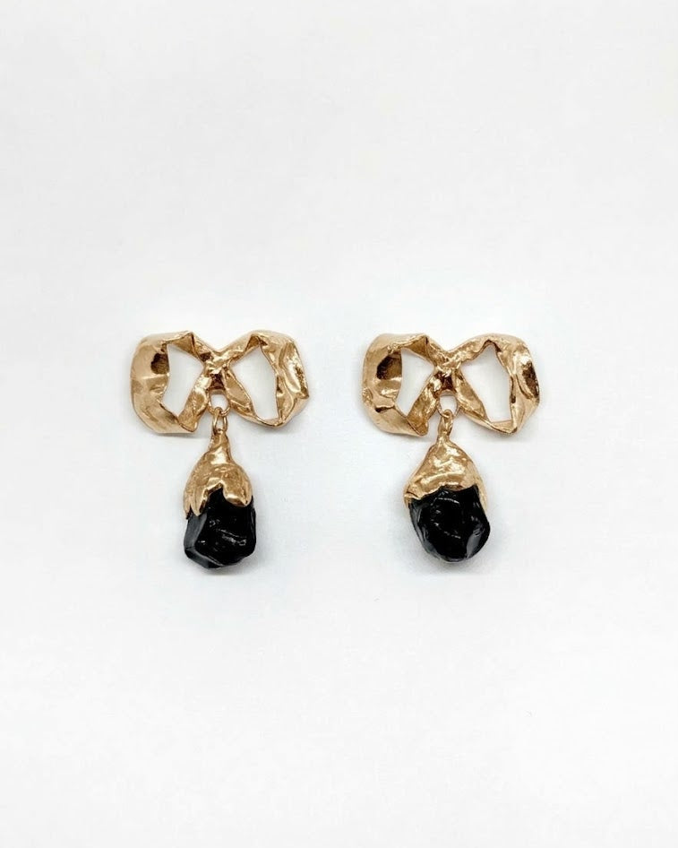 BOWS WITH TEARS EARRINGS