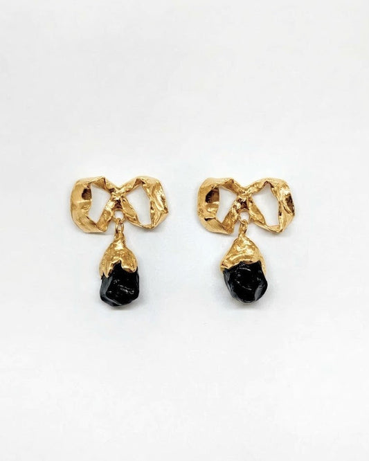 BOWS WITH TEARS EARRINGS