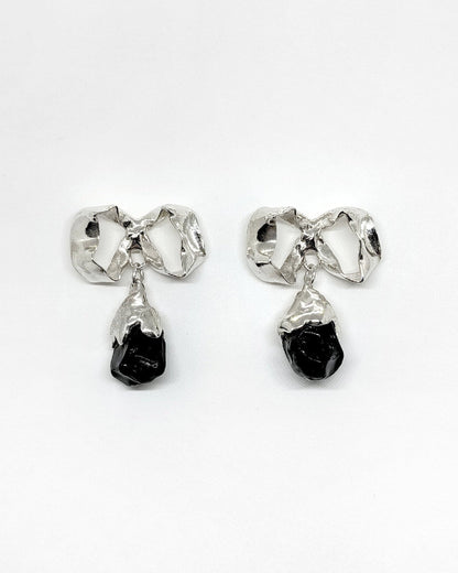 BOWS WITH TEARS EARRINGS